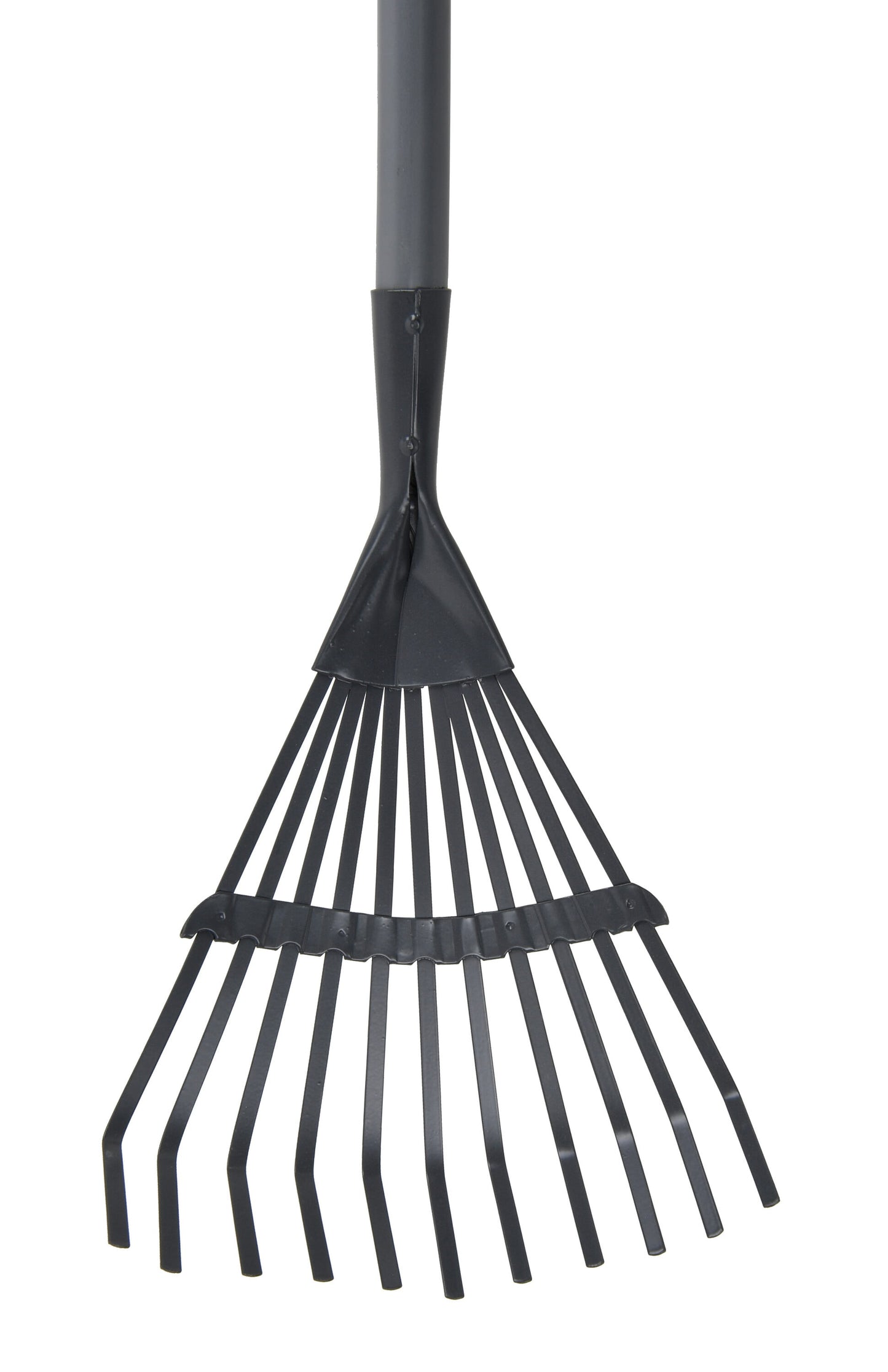 8-In Carbon Steel Lawn Rake with Steel Handle