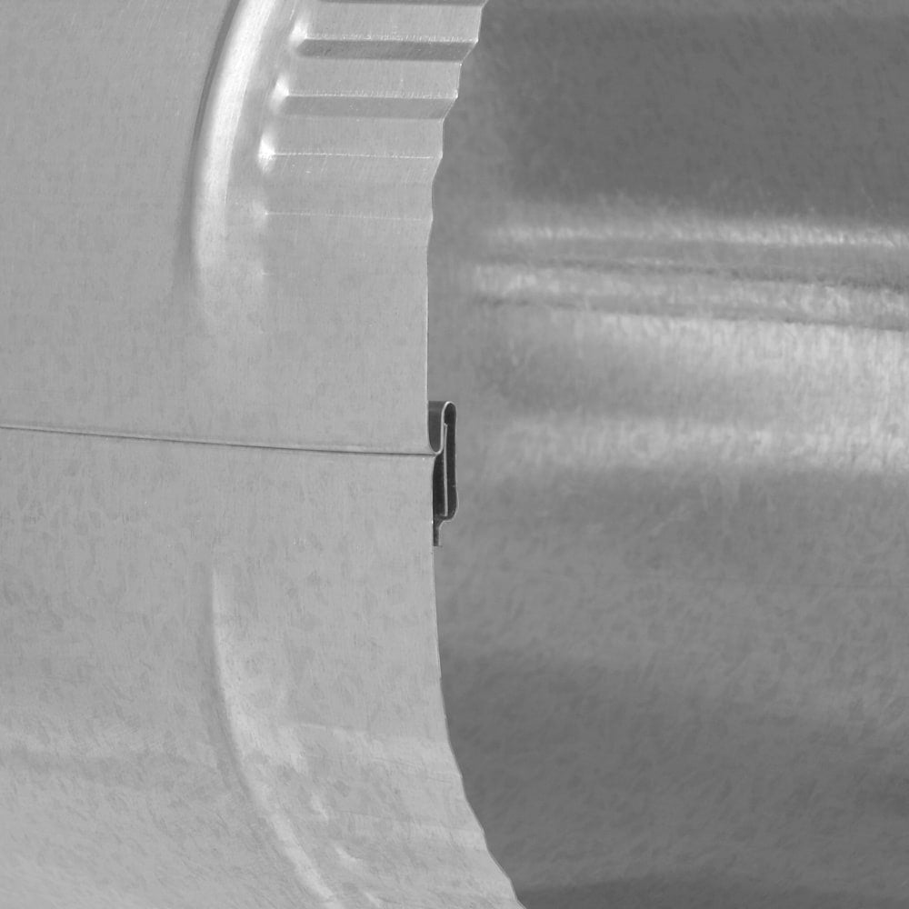 3-In X 24-In 30 Gauge Galvanized Steel round Duct Pipe