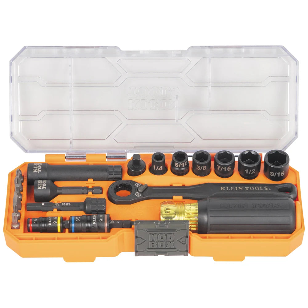 KNECT Impact Pass through and Flip Socket Starter Set, 21-Piece