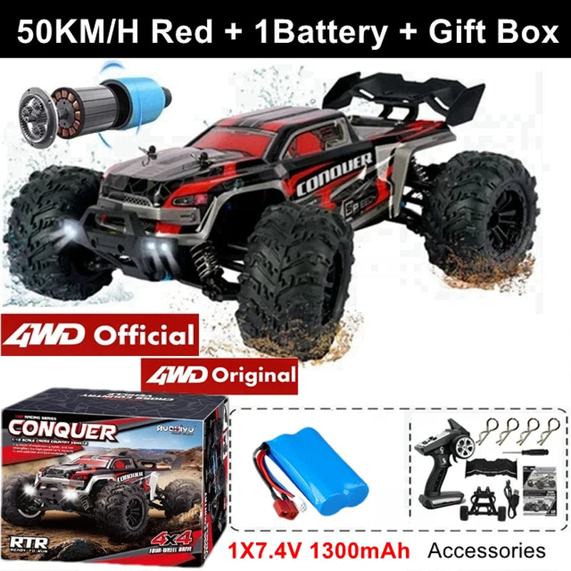 Remote Control Car off Road 4X4 RC Car High Speed Buggy Truck Super Brushless 50 or 80KM/H Fast Drift Racing Toy Gift