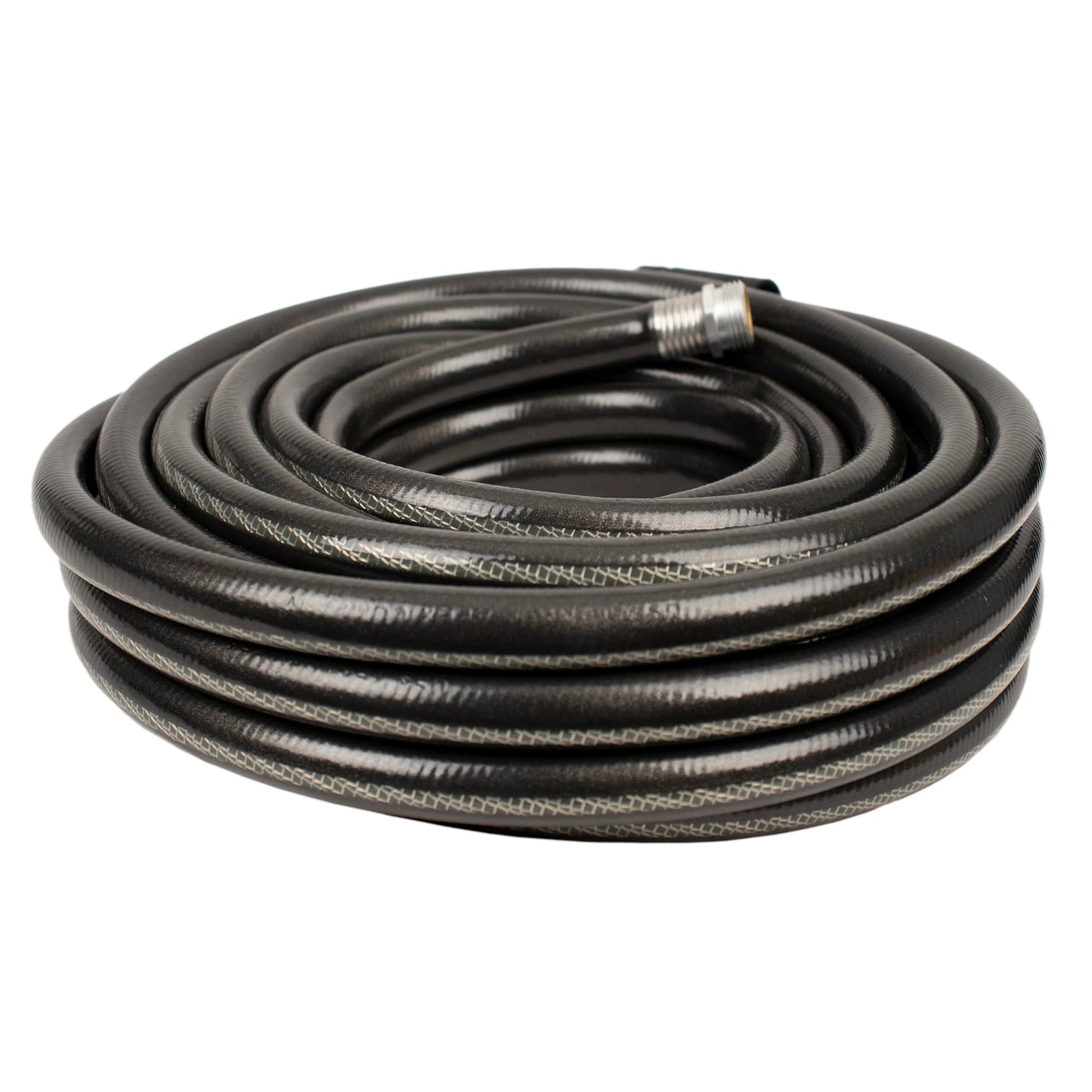 Teknor Apex 5/8-In X 50-Ft Heavy -Duty Kink Free Vinyl Gray Coiled Hose