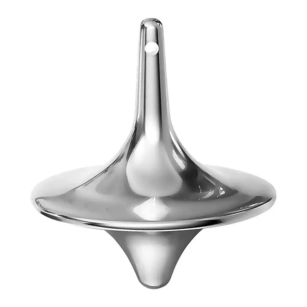Hot Movie Totem Metal Gyro Silvery Hand Spinning Top Fingertips Small Cyclone Gyroscope anti Stress Fidget Toys for Adult Gifts