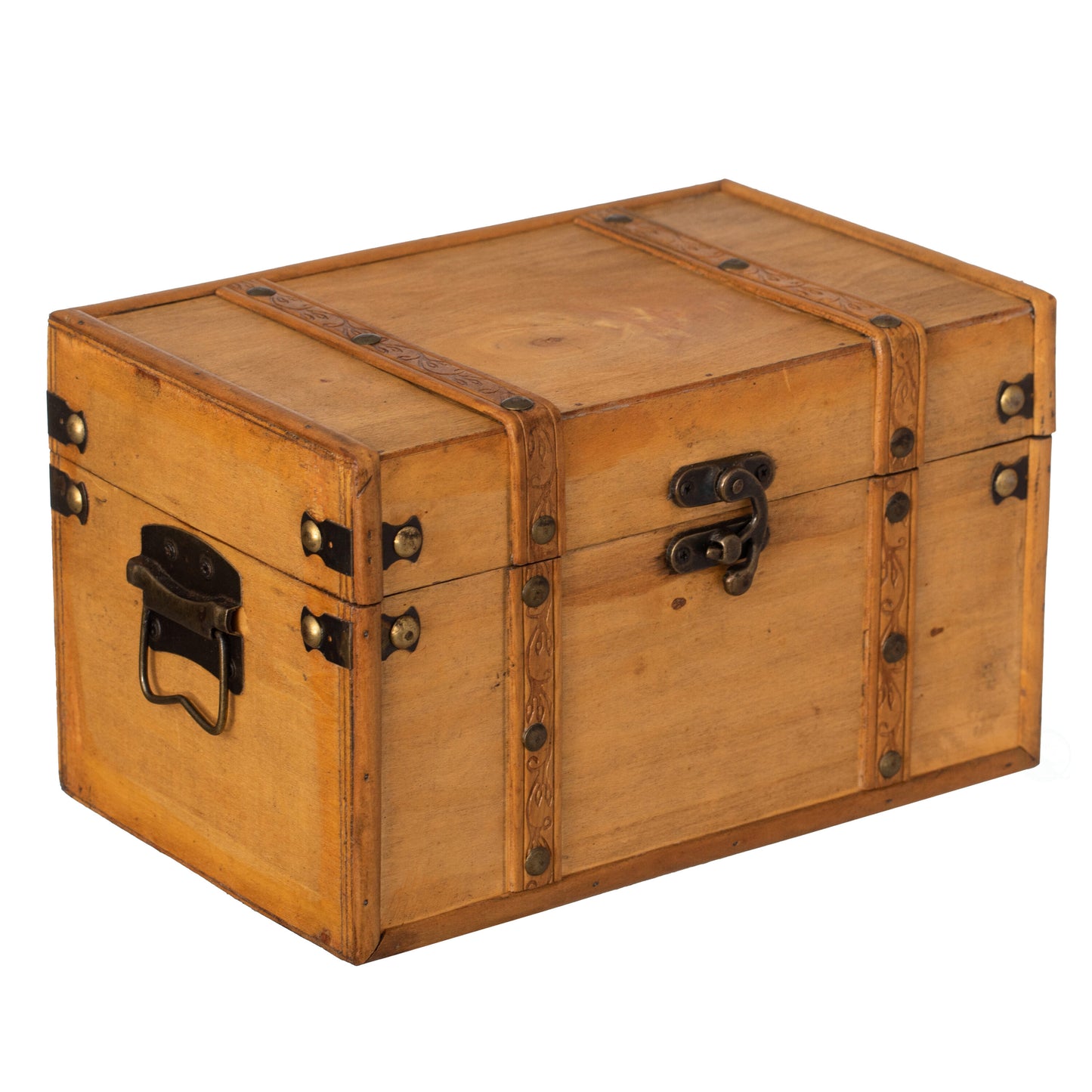 1 -Lb Large Wood Storage Trunk
