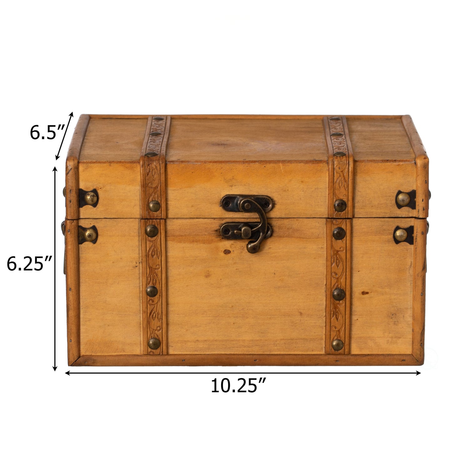 1 -Lb Large Wood Storage Trunk