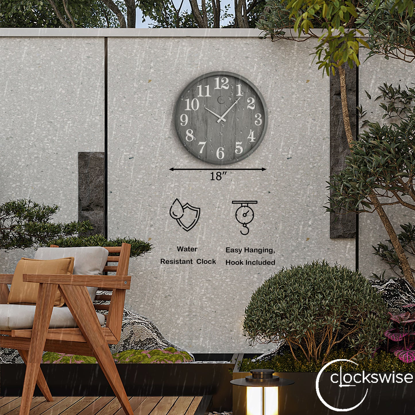 Analog round Wall Contemporary