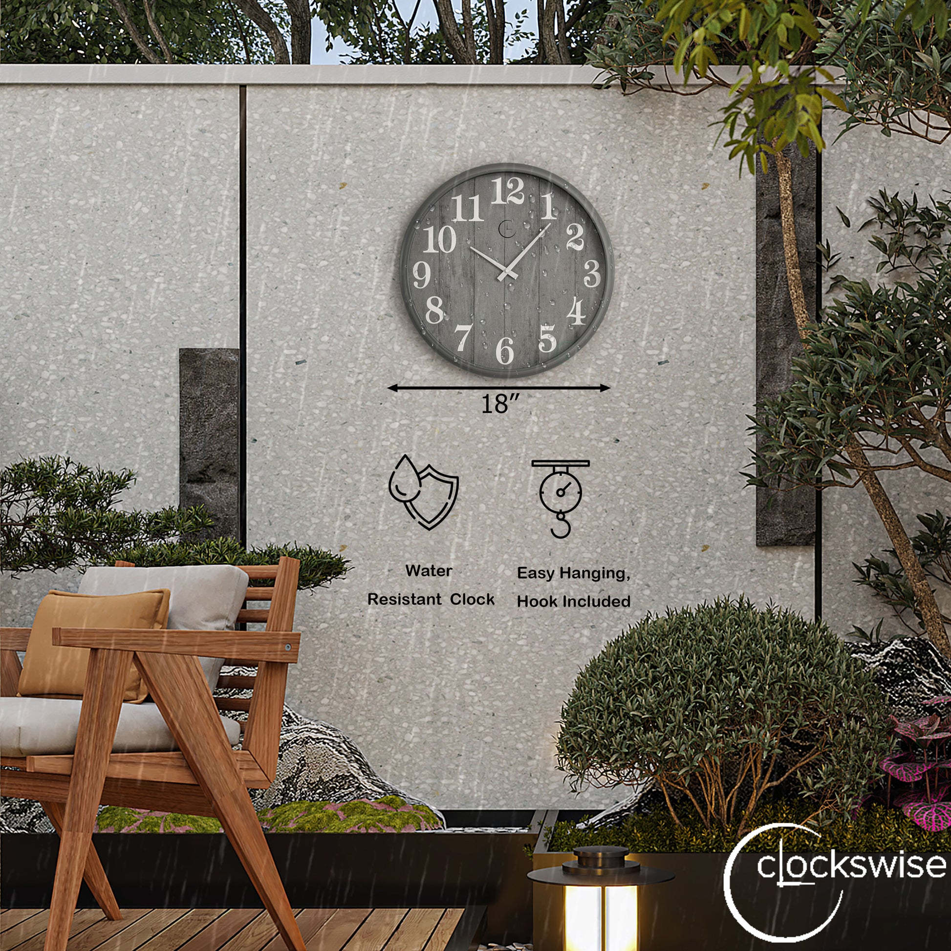 Analog round Wall Contemporary