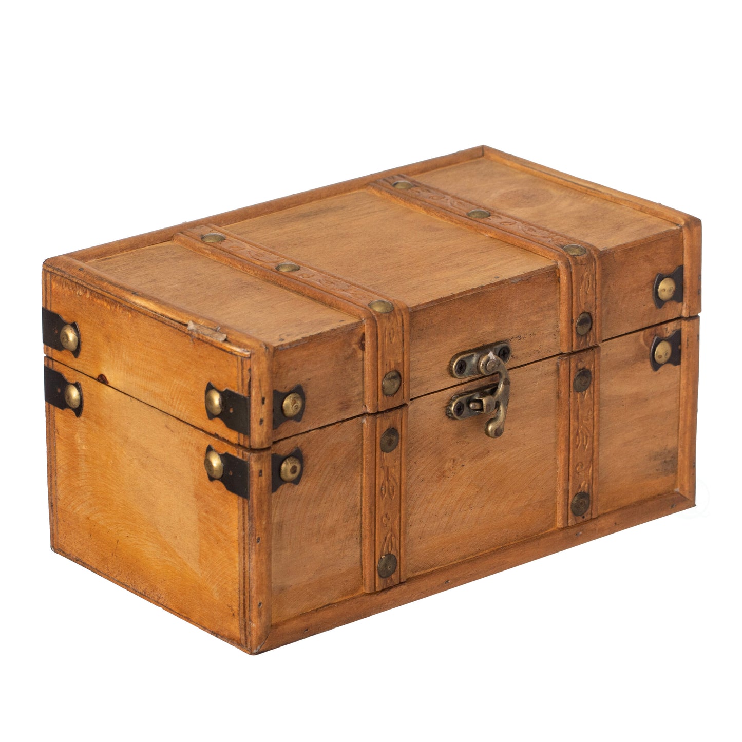 1 -Lb Large Wood Storage Trunk
