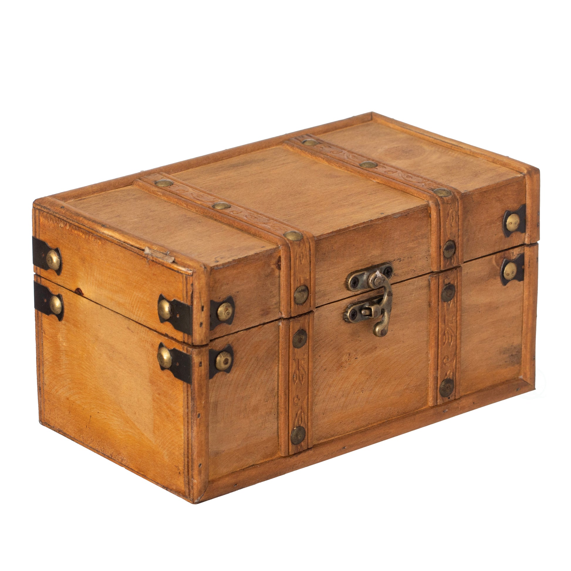 1 -Lb Large Wood Storage Trunk