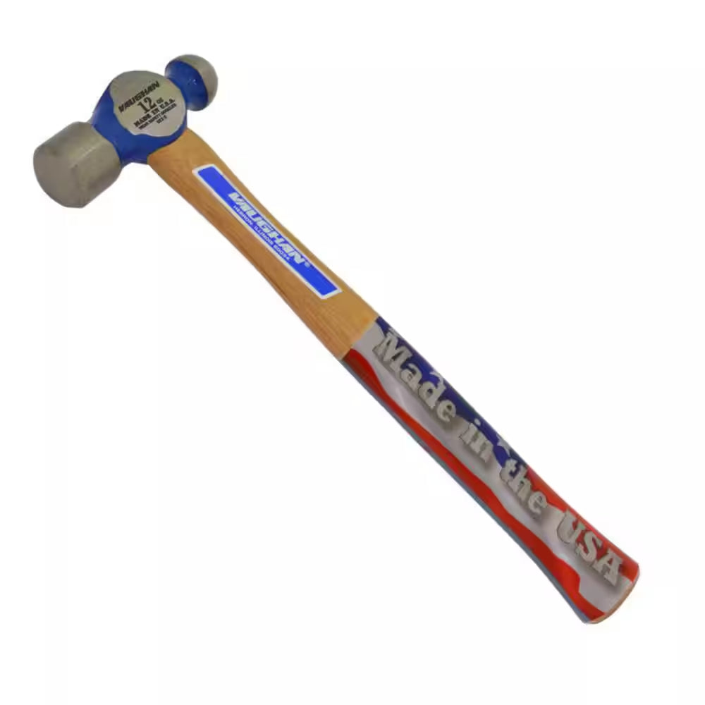 12 Oz. Steel Ball Pein Hammer with 12 In. Hardwood Handle