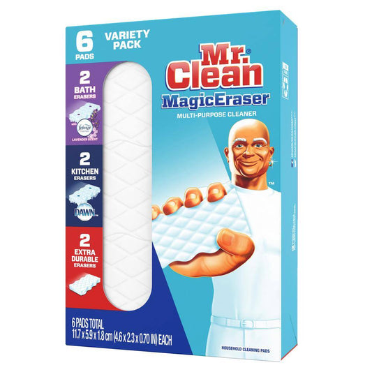 Mr. Clean Magic Erasers Multi-Purpose Cleaning Sponge (6-Count)