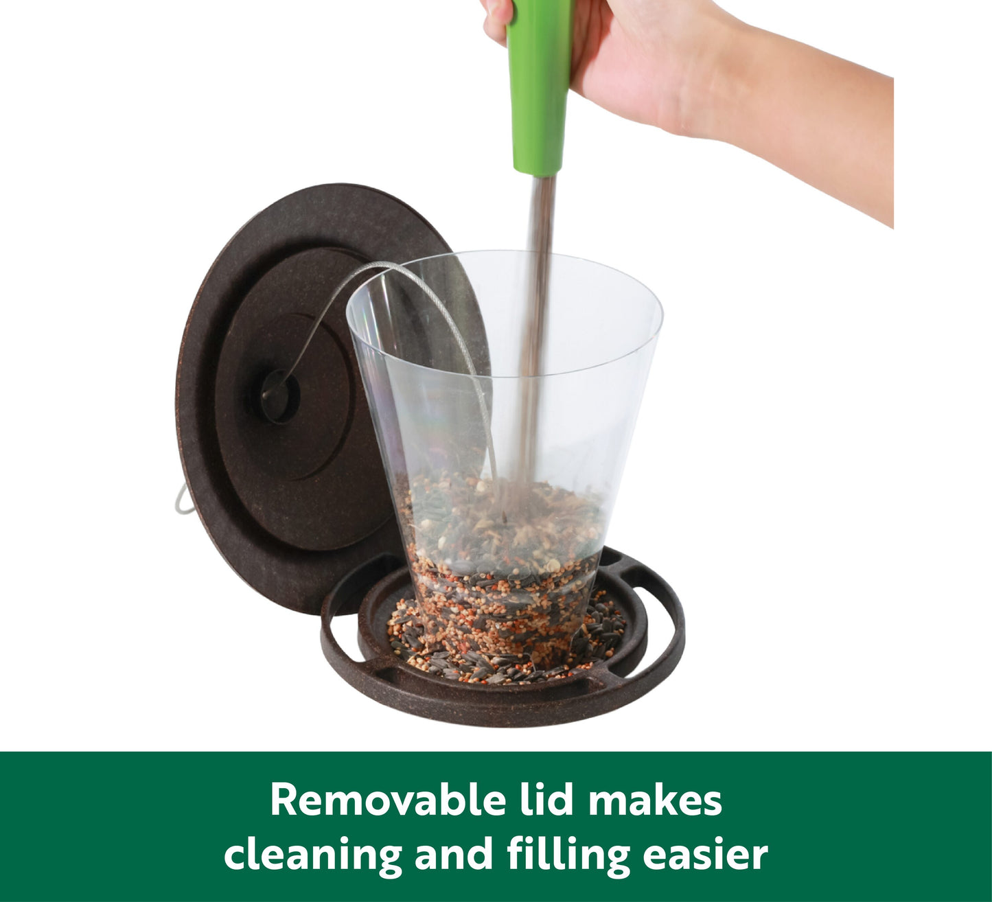 Plastic Hanging Tube Bird Feeder - 2.5-Lb