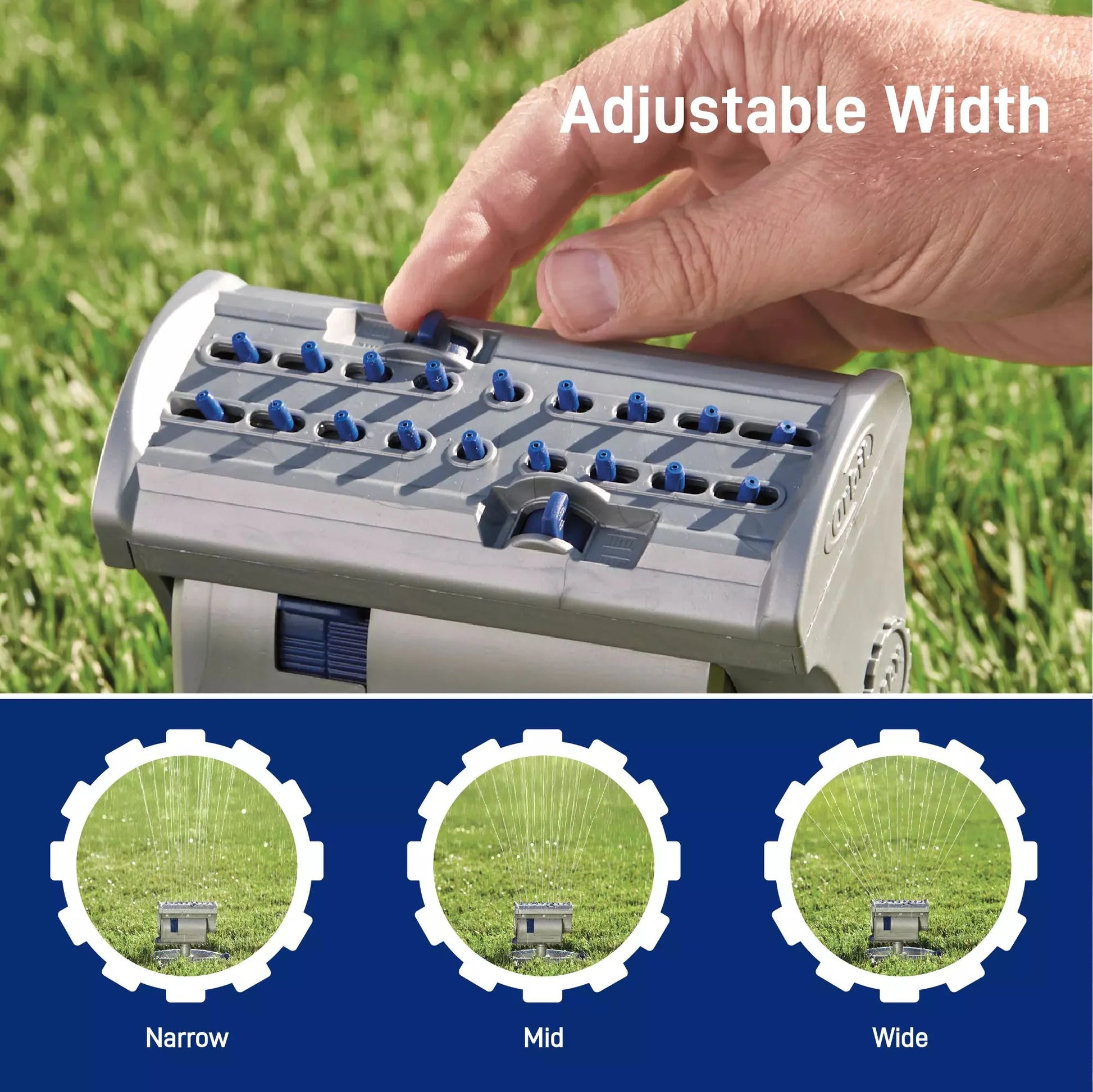 Max 3900-Sq Ft Oscillating Sled Lawn Sprinkler