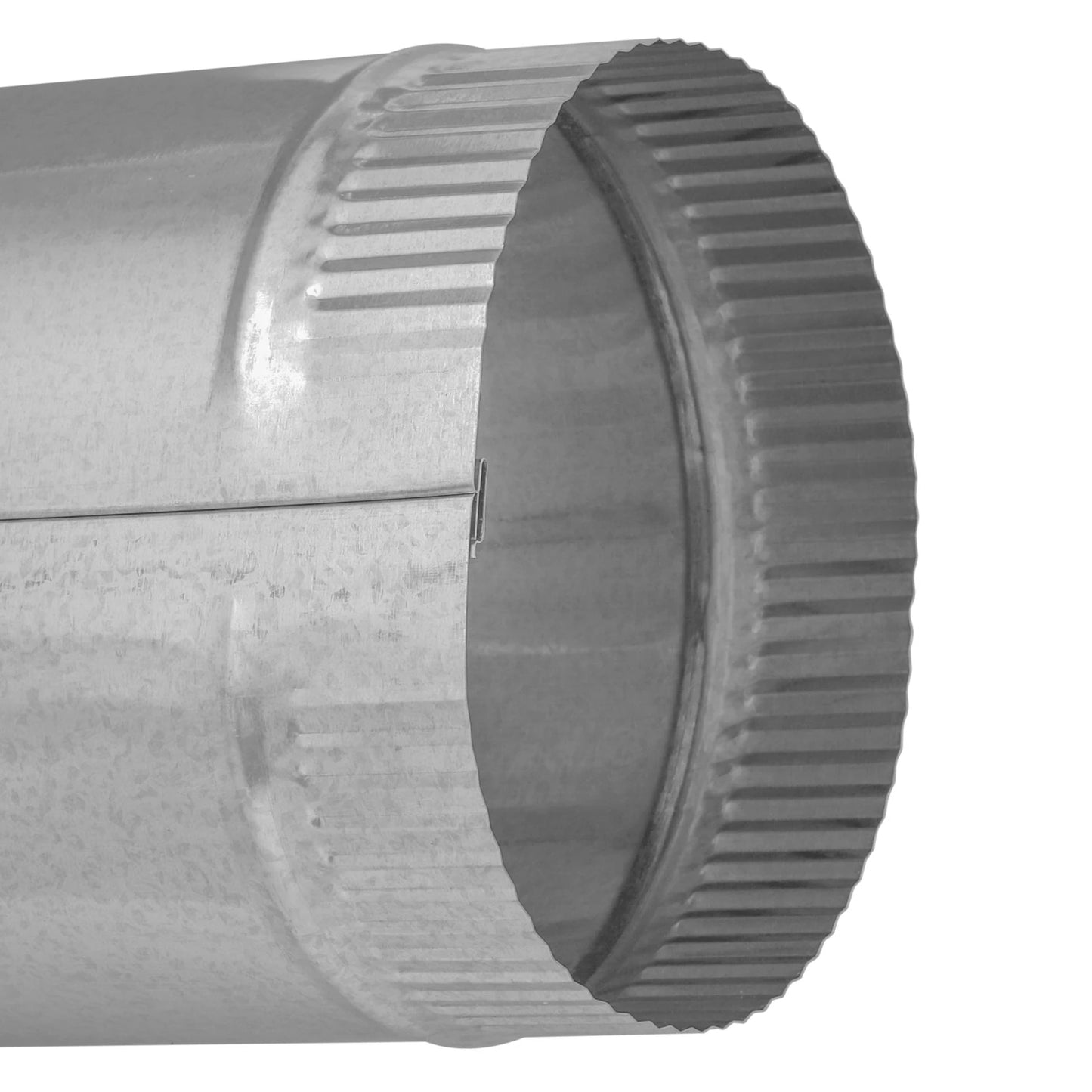 3-In X 24-In 30 Gauge Galvanized Steel round Duct Pipe