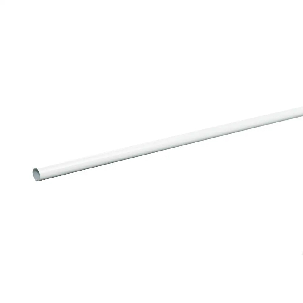 Superslide White Metal Closet Rod 72-In X 0.63-In