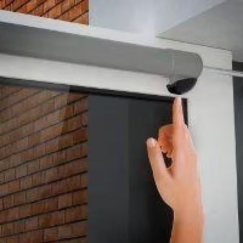 Touch'N Hold Smooth Dual Kit (White) - Heavy Duty Pneumatic Door Closer for Storm, Screen and Security Doors