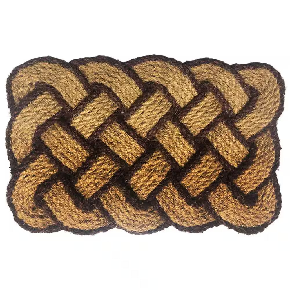 Rope Natural/Brown 22 In. X 36 In. Coir Door Mat
