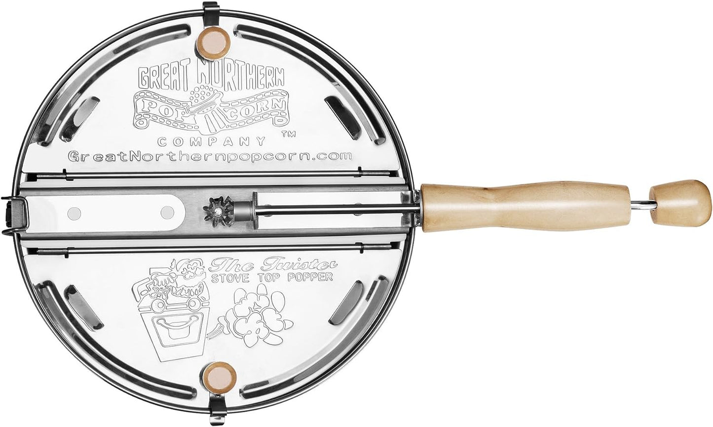 GREAT NORTHERN Stainless Steel Popcorn Popper Set