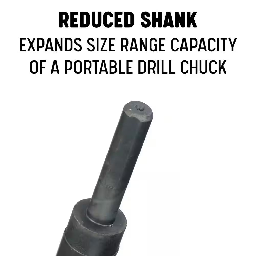 35/64 In. High Speed Steel Black Oxide Reduced Shank Drill Bit with 1/2 In. Shank