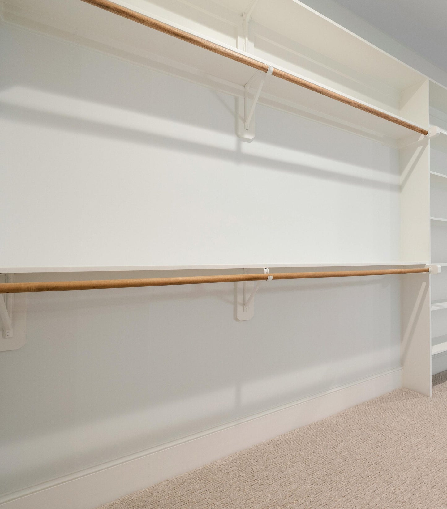 Unfinished Wood Closet Rod 72-In X 1-In
