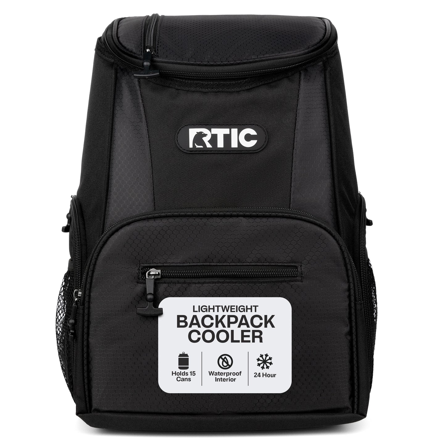 Black 10 Quart(S) Soft Insulated Backpack Cooler