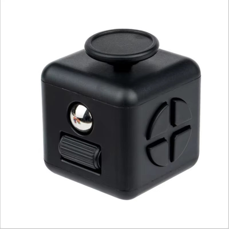6/12 Sides Cube Decompression Toy Rainbow Stress Relief Autism ADHD OCD Anxiety Sensory Toys Fingertip Desk Toy for Kids Adult