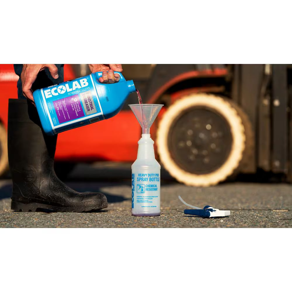 32 Oz. Heavy Duty Pro All Purpose Spray Bottle, Refillable Bottle with Adjustable Nozzle (4-Pack)