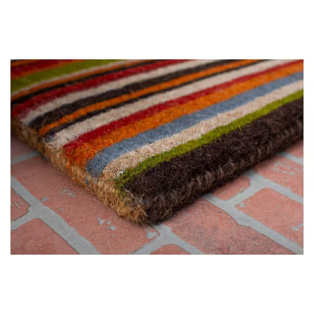 Palisades Stripe Door Mat 17 In. X 29 In.
