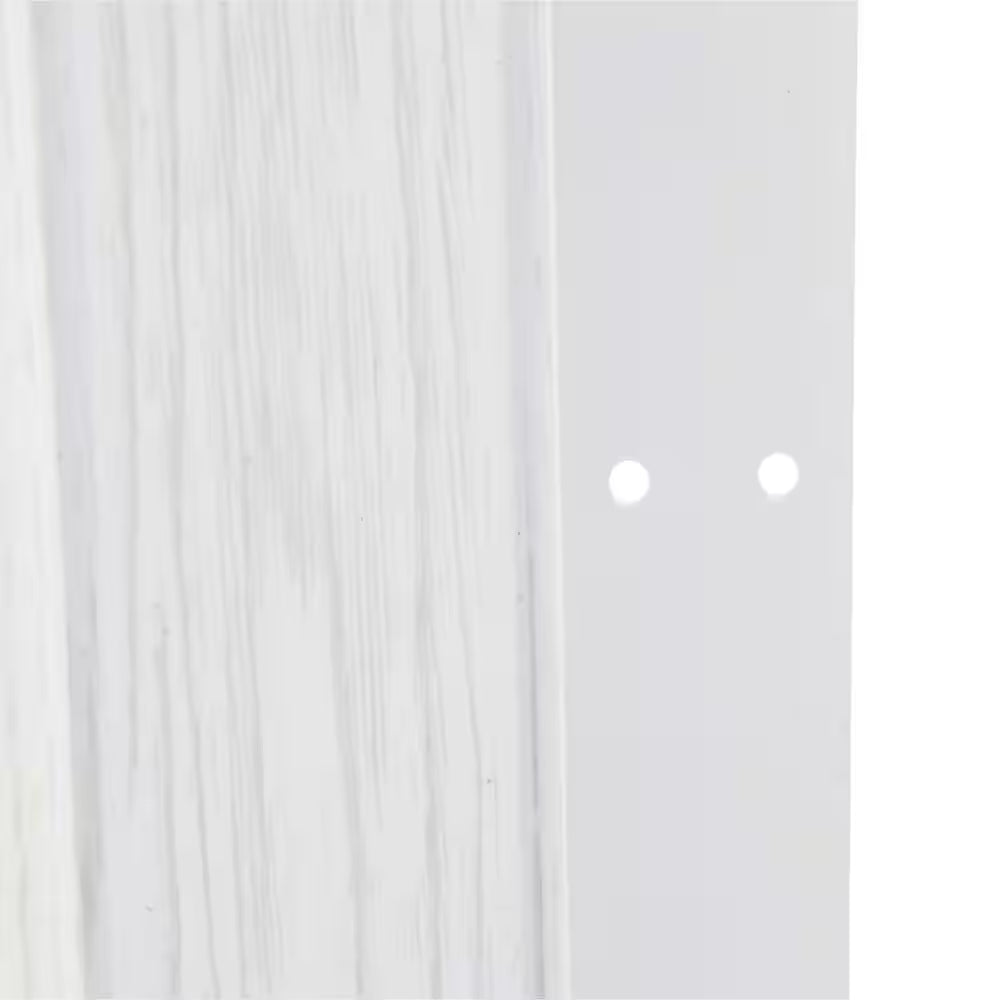 Via 48 In. X 80 In. White Mist Vinyl Accordion Door with Hardware