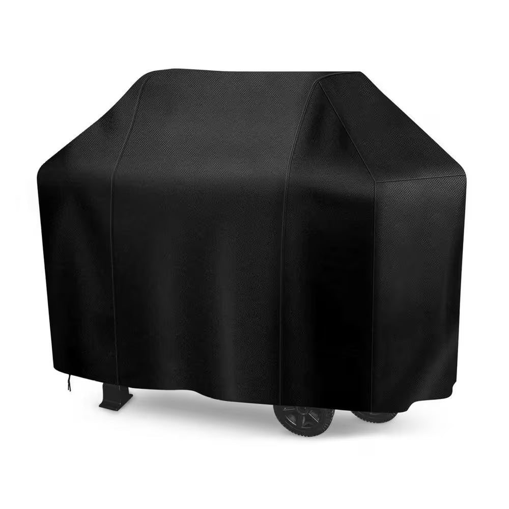 70 In. Black BBQ Grill Cover for Outdoor Grill