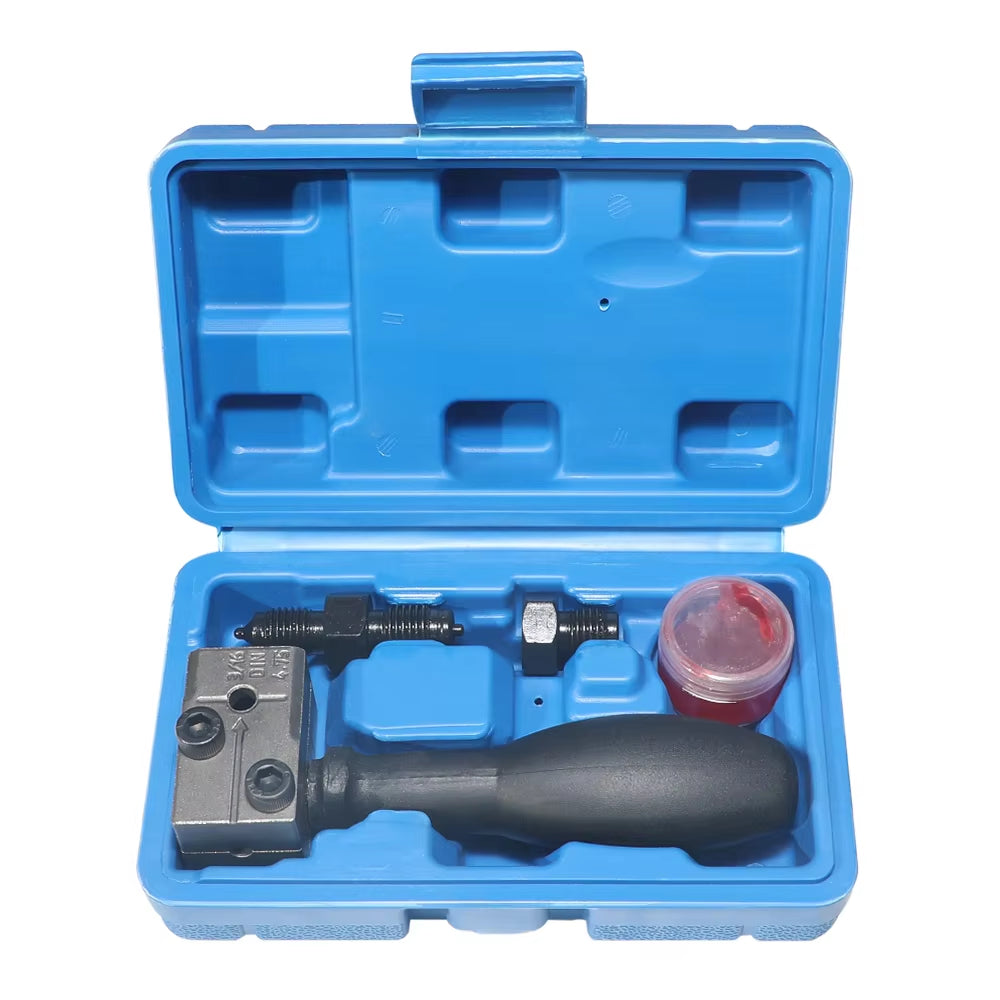3/16In Double Flaring Tool Metal Handheld Brake Line Double Tool for Motorcycle Automotive Truck Brake Line Flaring Tool