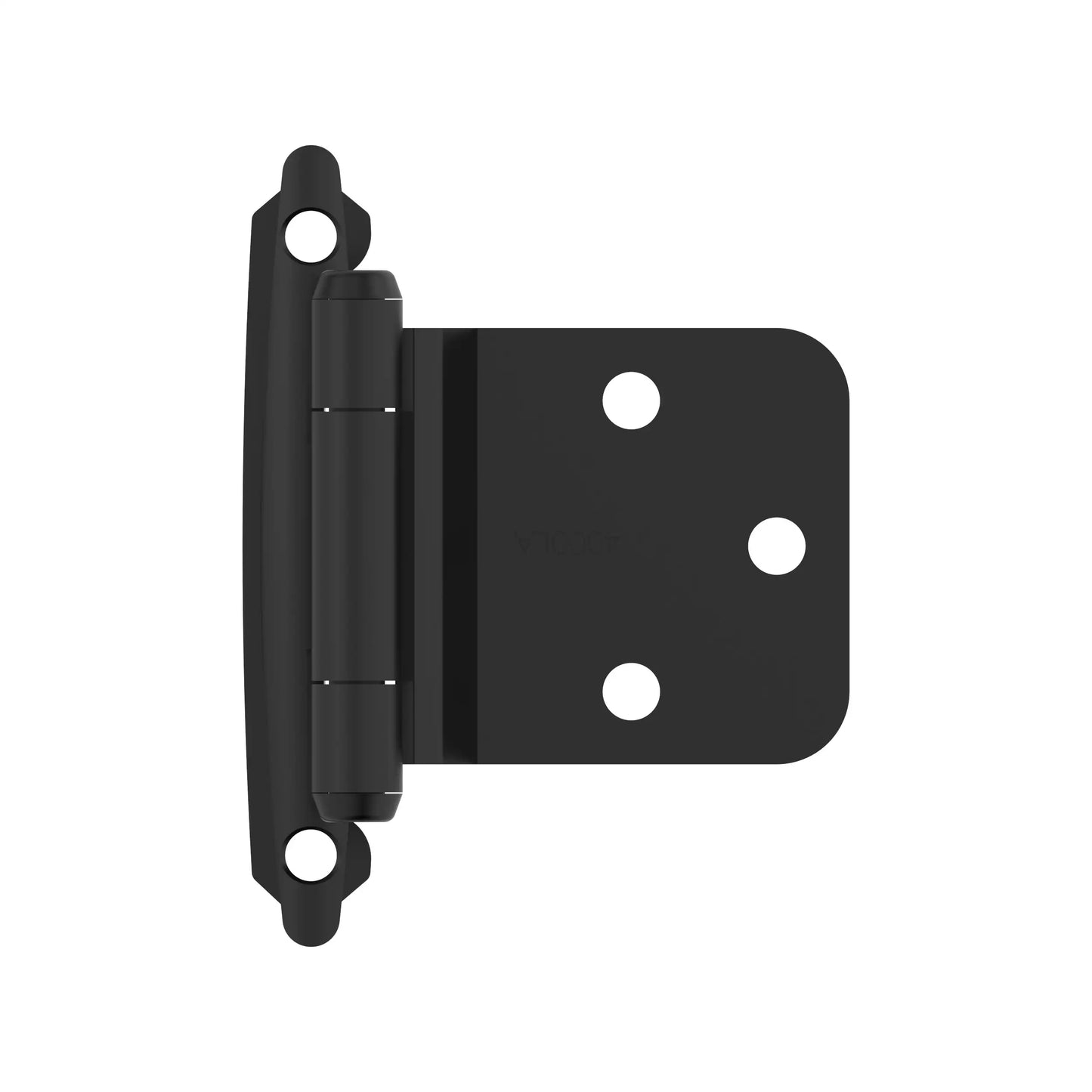 180-Degree Adjustable Overlay Surface Self-Closing Champagne Bronze Cabinet Hinge, 1 Pair(S) 2 -Pieces