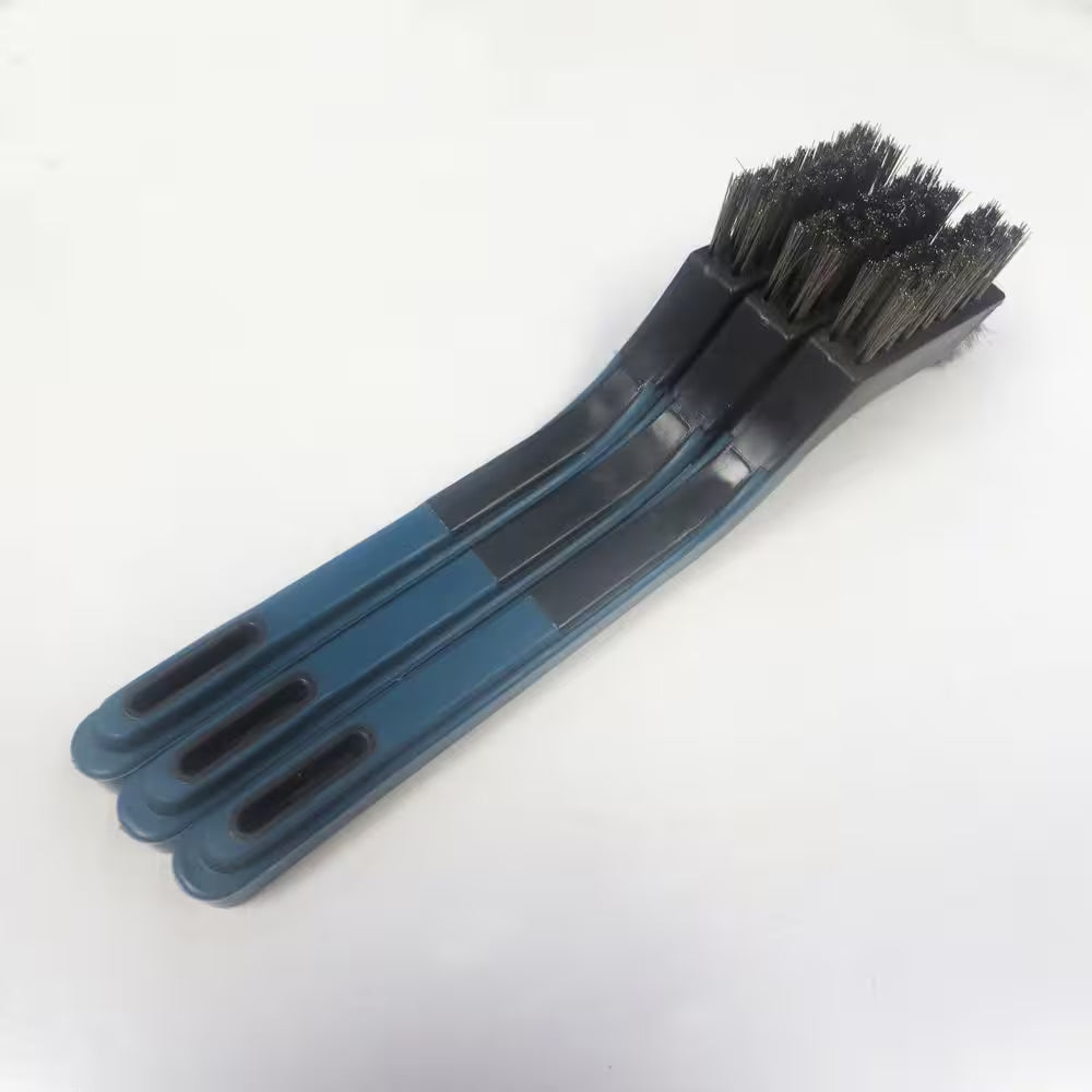 Mini Brush Set with Stainless Steel Bristles (3-Pack)