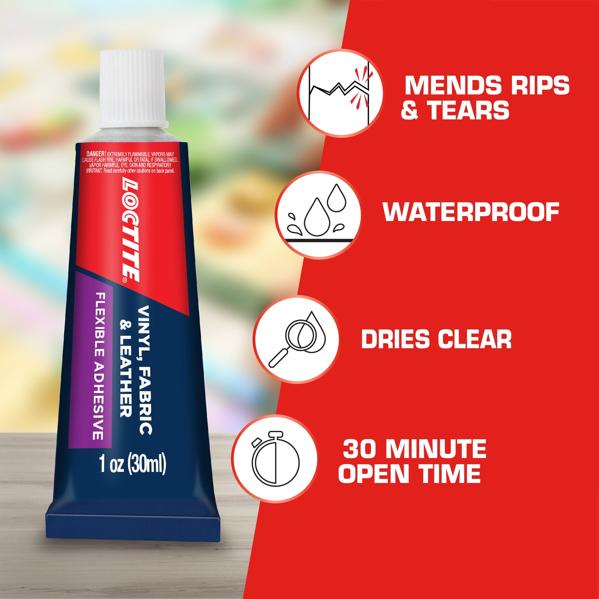 Vinyl, Fabric and Plastic 1 Fluid Ounce(S) Clothing Fabric Specialty Adhesive
