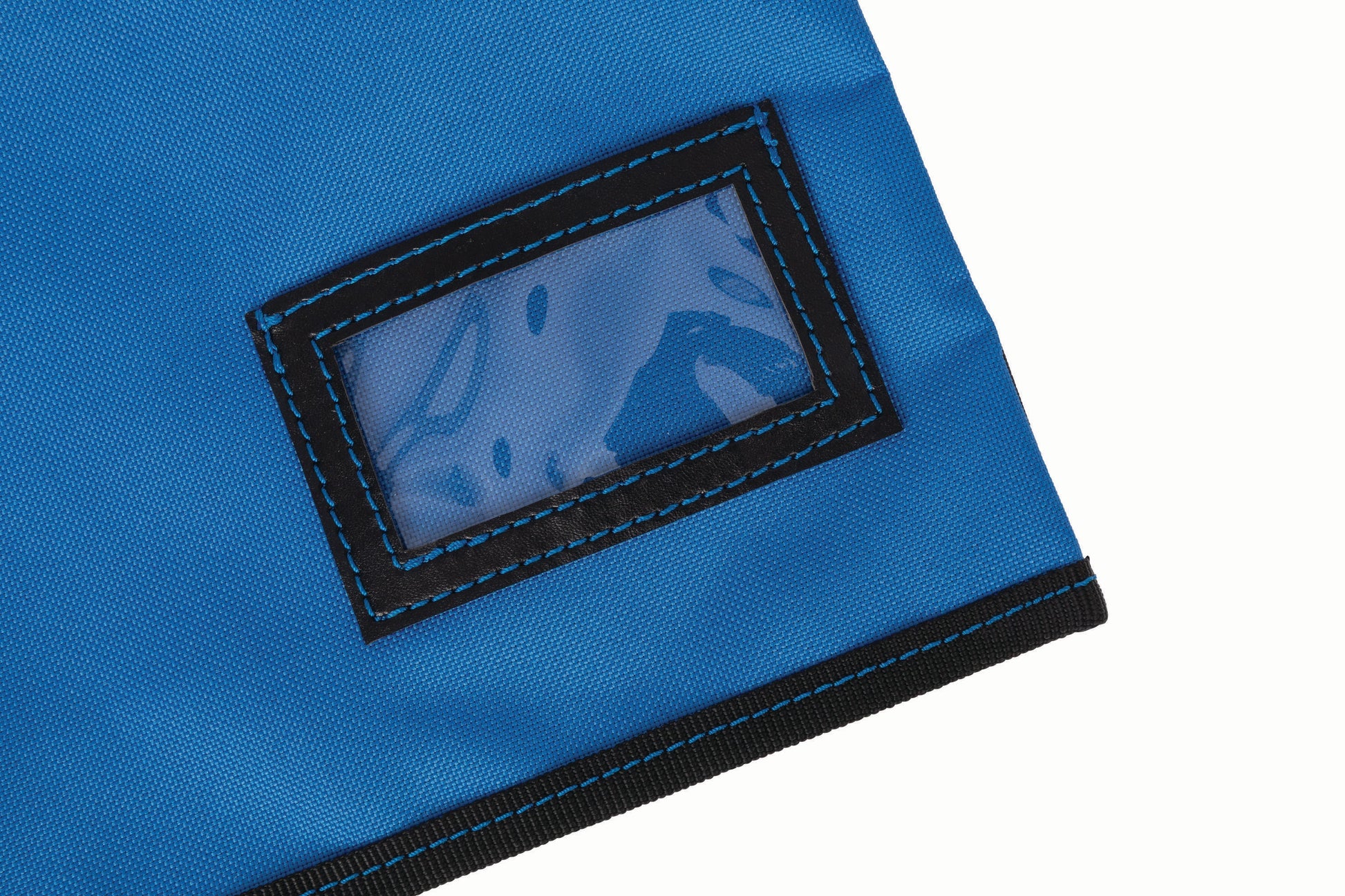 Blue Polyester 12-In W X 0.25-In D X 7.25-In L Zippered Document Bag