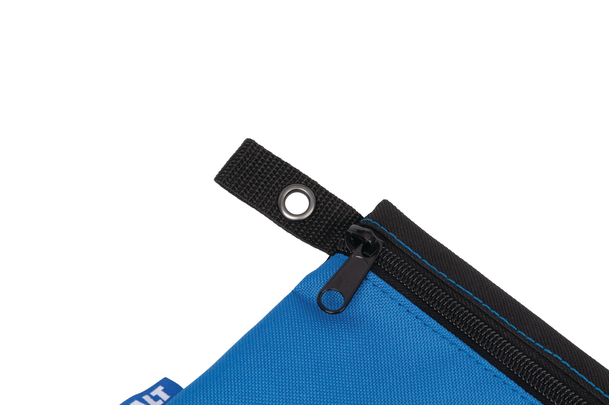 Blue Polyester 12-In W X 0.25-In D X 7.25-In L Zippered Document Bag