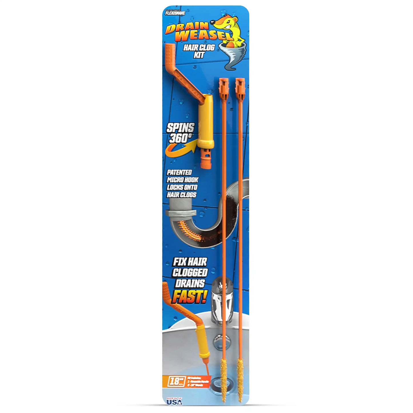 Drain Weasel Plastic Drain Snake