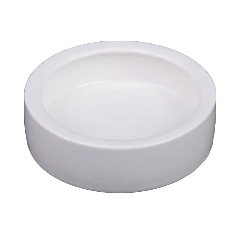 Reptile Food Bowl Anti-Escape Ceramic Feeder Dish Reptile Water Bowl for Hermit Crab Leopard Gecko Chameleon Corn Snake Y5GB