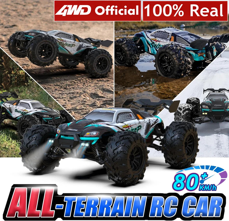 Remote Control Car off Road 4X4 RC Car High Speed Buggy Truck Super Brushless 50 or 80KM/H Fast Drift Racing Toy Gift