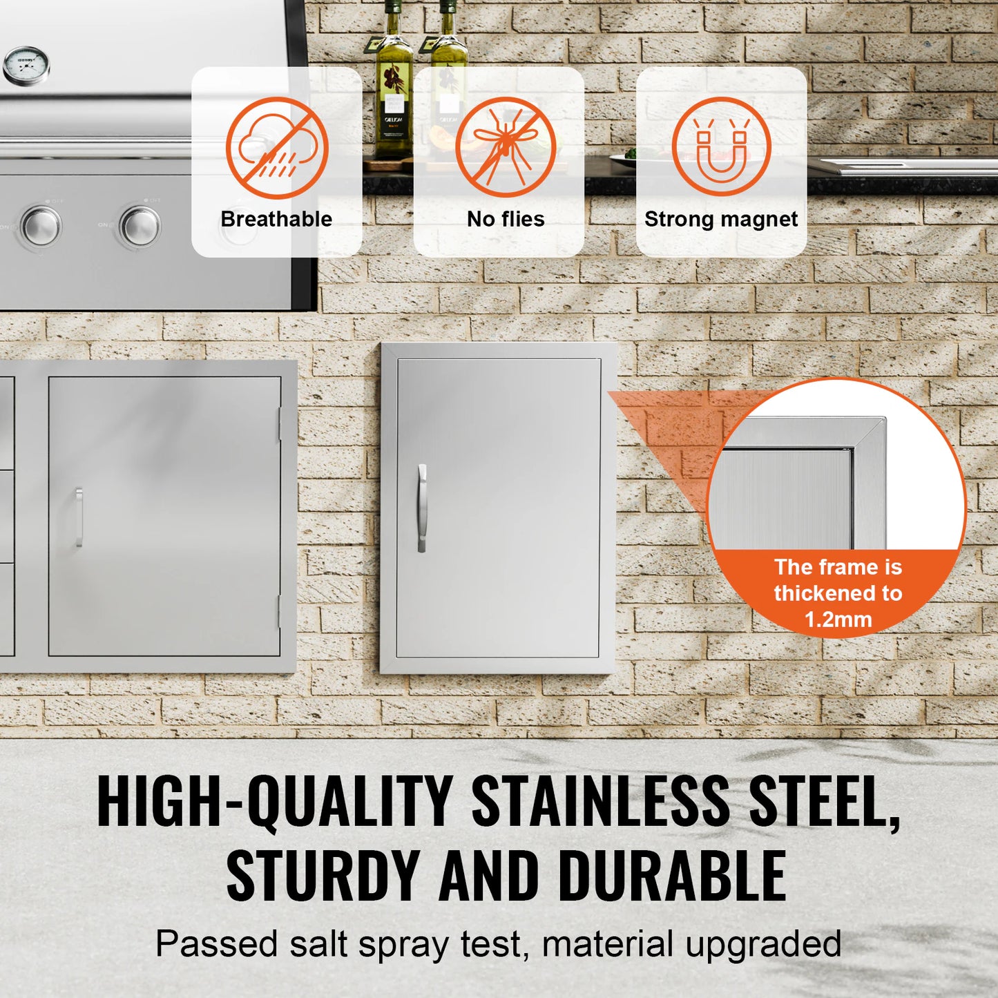 BBQ Access Door 18-In W X 24-In H Single Door