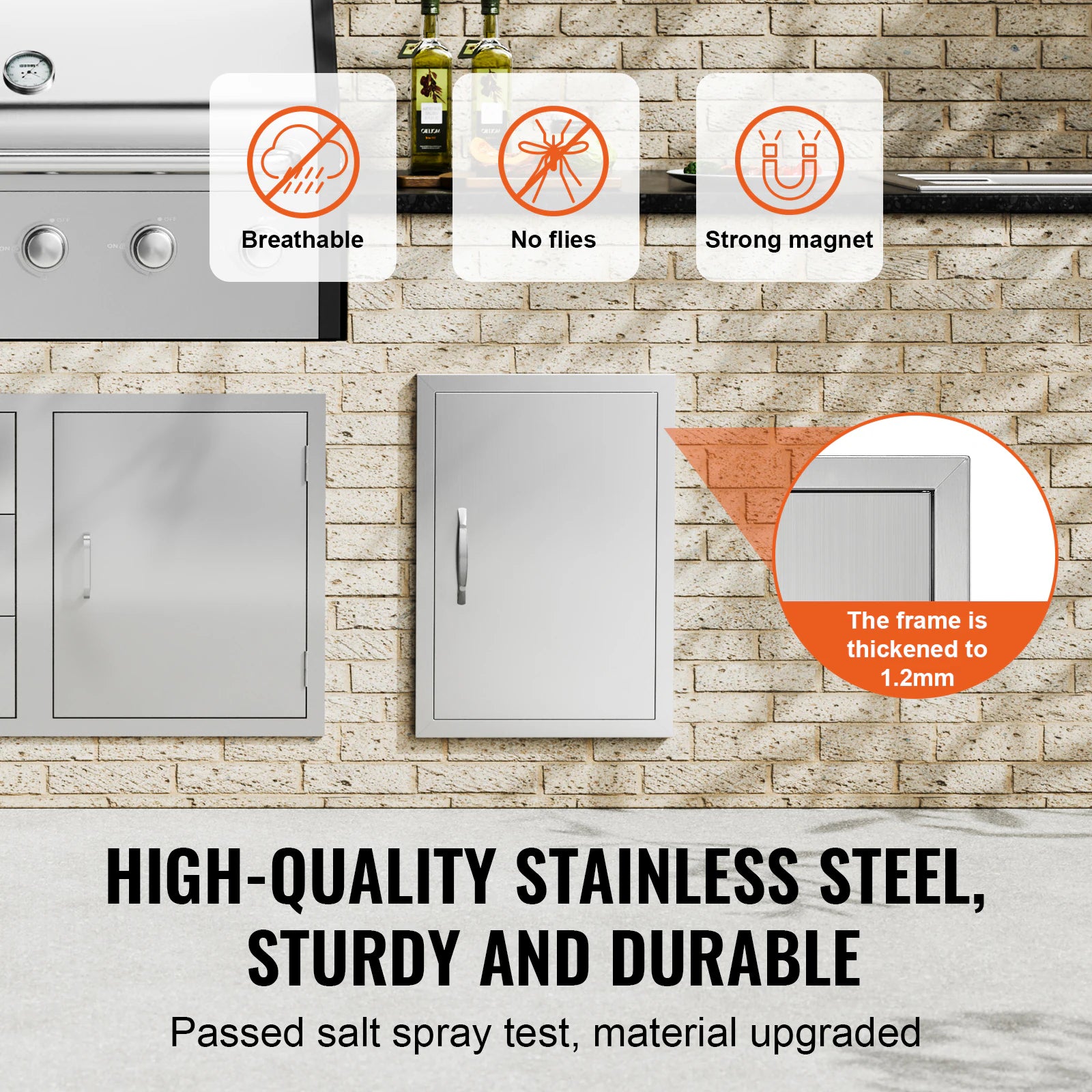 BBQ Access Door 18-In W X 24-In H Single Door