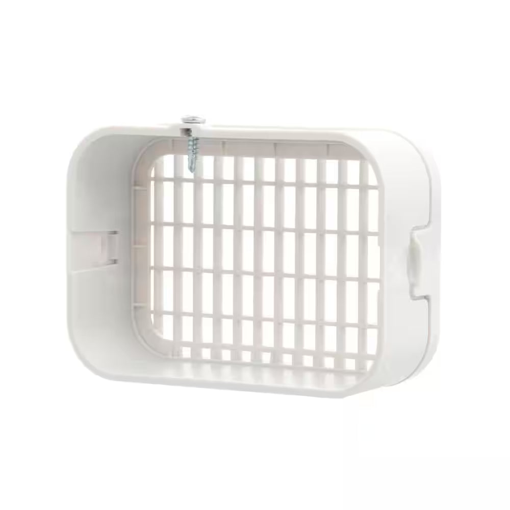 3 In. X 4 In. White Vinyl Rodent Guard