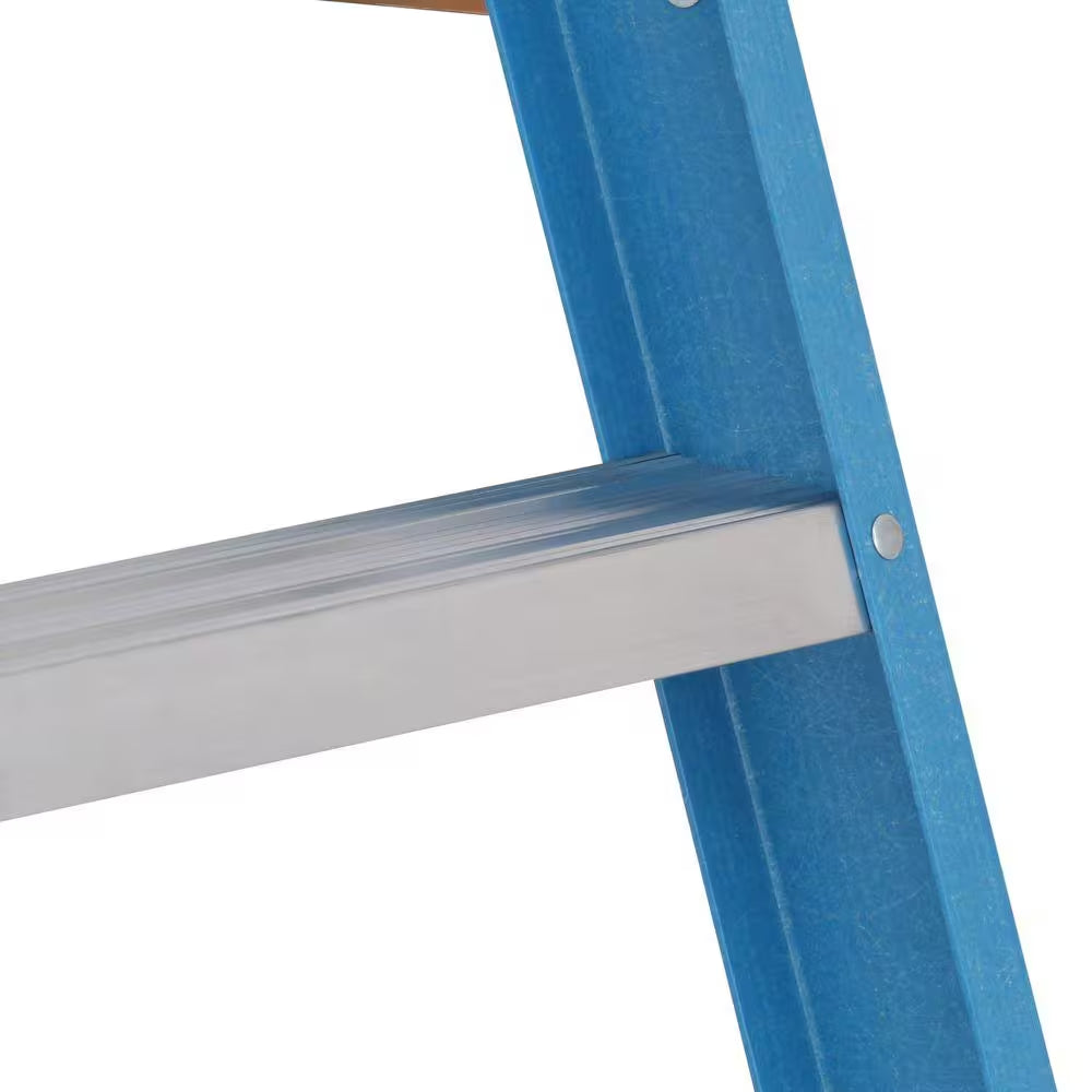 5 Ft. Fiberglass Step Ladder with 250 Lb. Load Capacity Type I Duty Rating