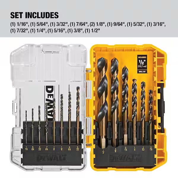 DEWALT  Black and Gold Drill Bit Set (14-Piece)