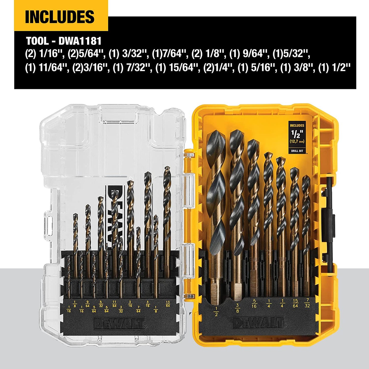 DEWALT  Black and Gold Drill Bit Set (21-Piece)