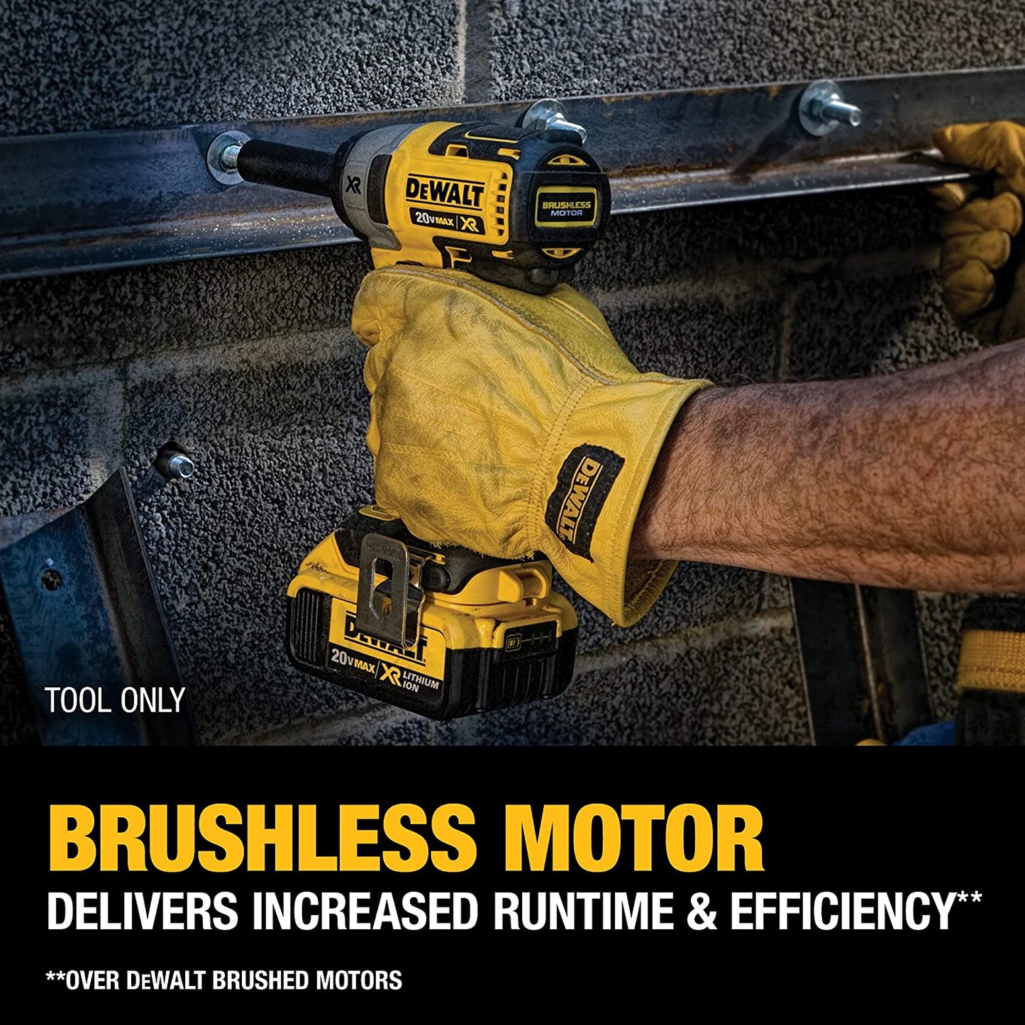 DEWALT  20V MAX XR Cordless Brushless 3/8 in. Compact Impact Wrench (Tool Only)
