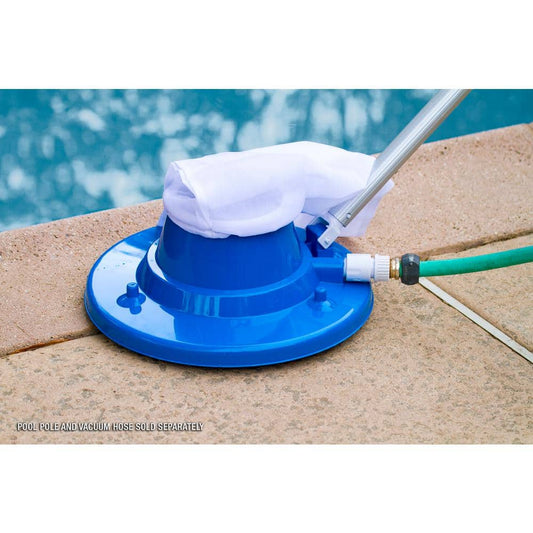 HDX Deluxe Swimming Pool Leaf Vacuum Head with Suction Jets and Leaf Bag