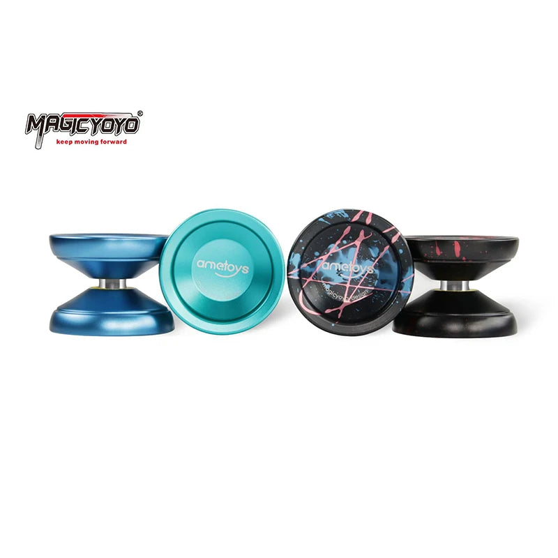 Original MAGICYOYO aluminum alloy boy yoyo ball children classic toy T5- sapphire blue professional metal yo-yo