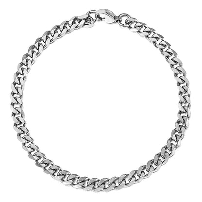 3-11MM Gold Color Stainless Steel Bracelets For Men Women Unisex Curb Cuban Link Chain Simple Wrist Jewelry Gifts