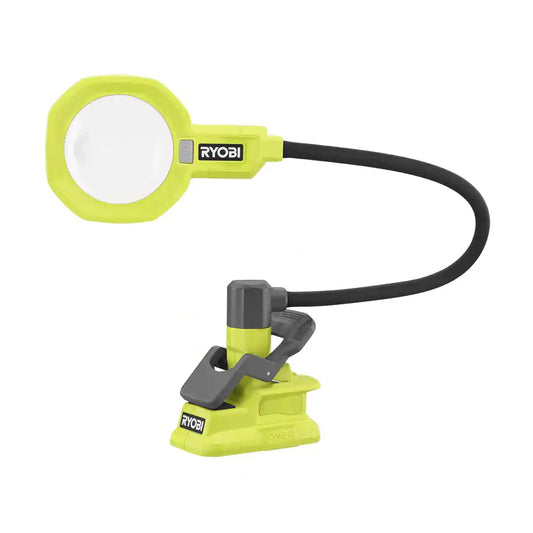 RYOBI ONE+ 18V LED Magnifying Clamp Light (Tool Only)