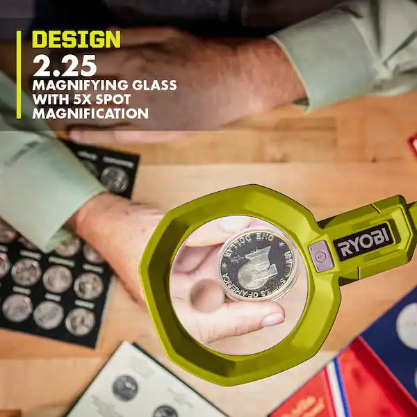 RYOBI ONE+ 18V LED Magnifying Clamp Light (Tool Only)